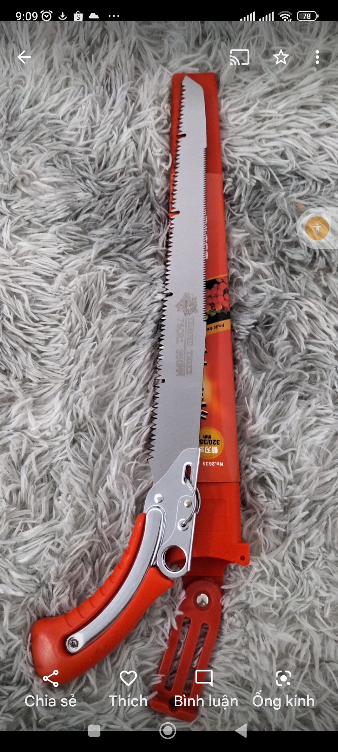 Cưa Cây Tiger Bao Kiếm Đỏ 3T5