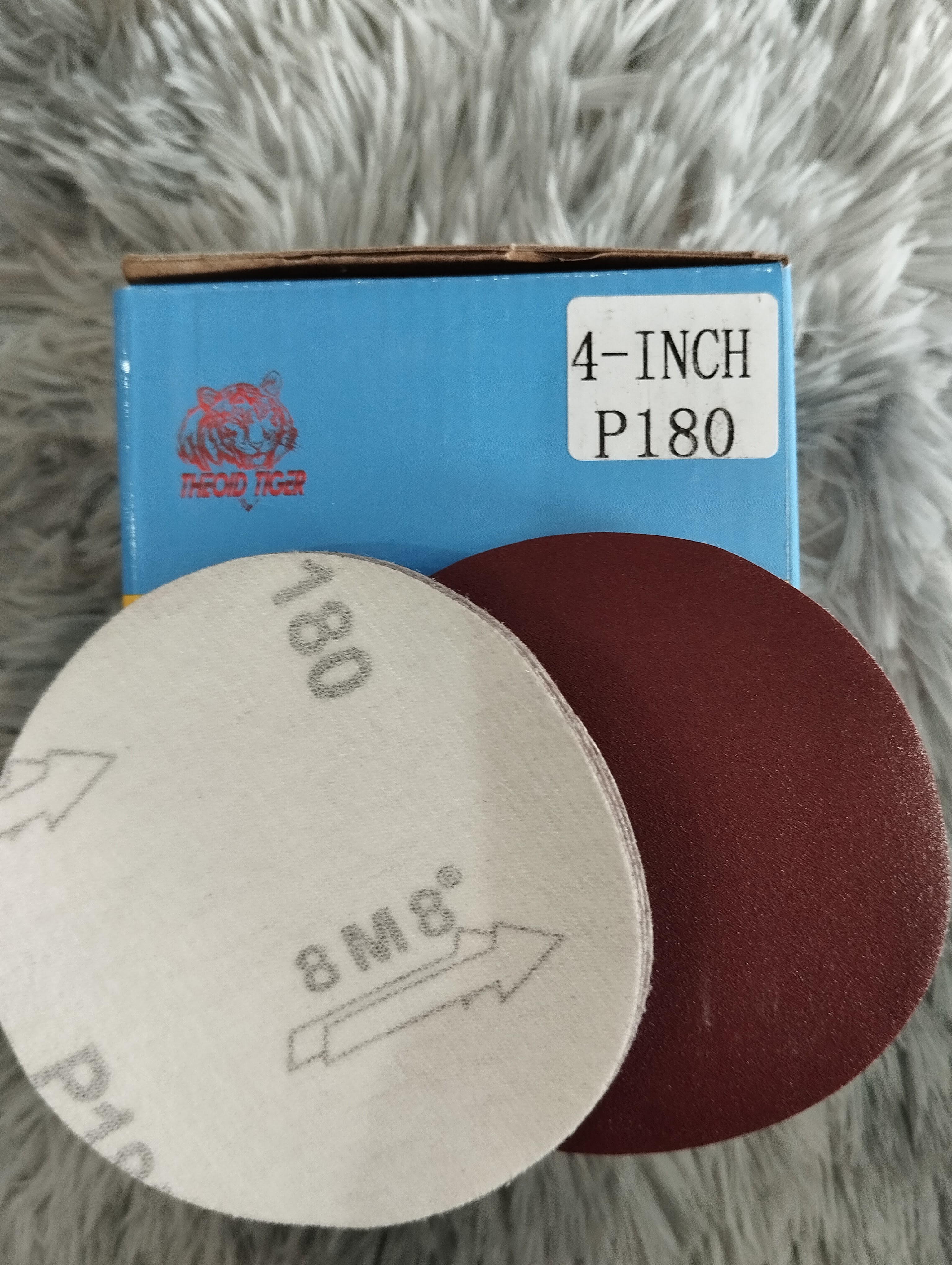 Giấy Nhám Tròn Tiger  phi 100  Cát 100