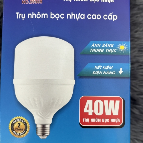 Bóng Đèn Trụ Nhựa Tiger 40W