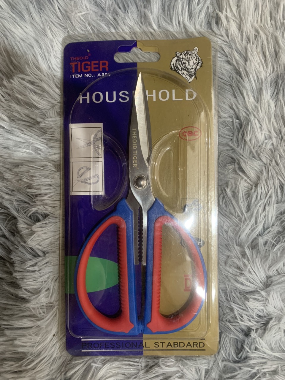 Kéo Cắt Cá Tiger Xanh Đỏ