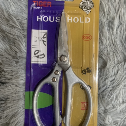 Kéo Cắt Đồ Ăn Nhôm Tiger Vàng Trắng 