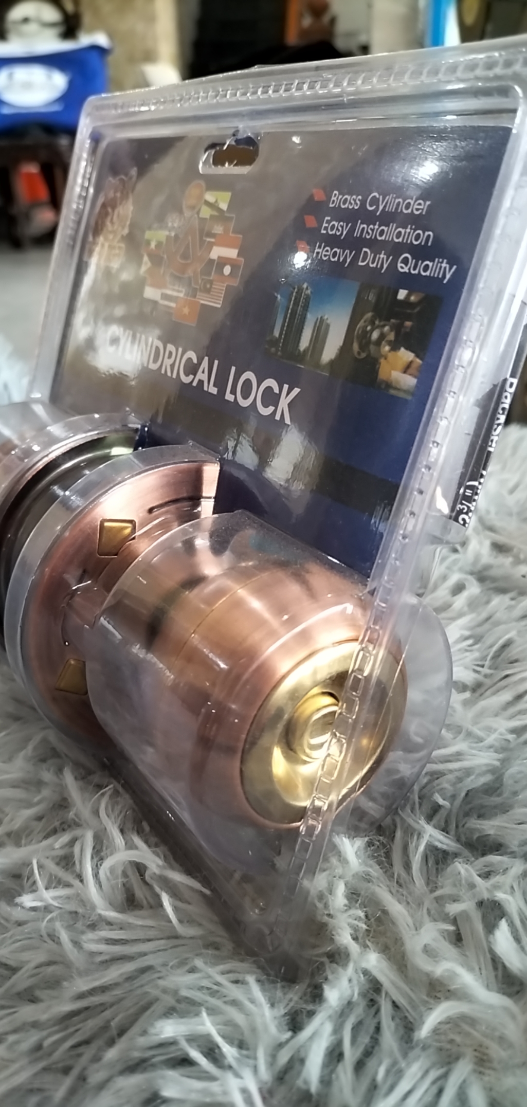Khóa tay nắm Tiger Nâu Vàng 588AC