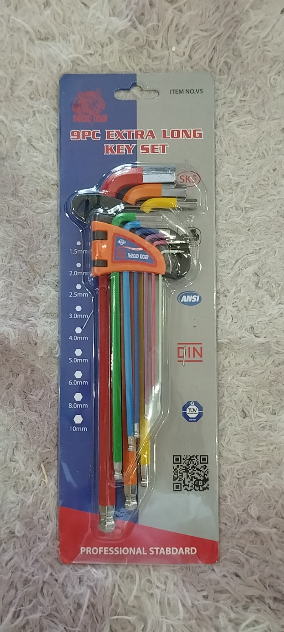 Lục Giác Tiger Bi Dài 7 Màu