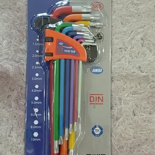 Lục Giác Tiger Bông Dài 7 Màu
