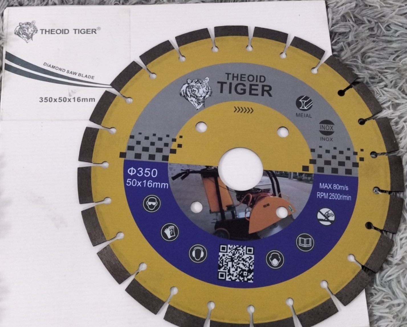 Lưỡi Cắt đường Tiger 350-16mm