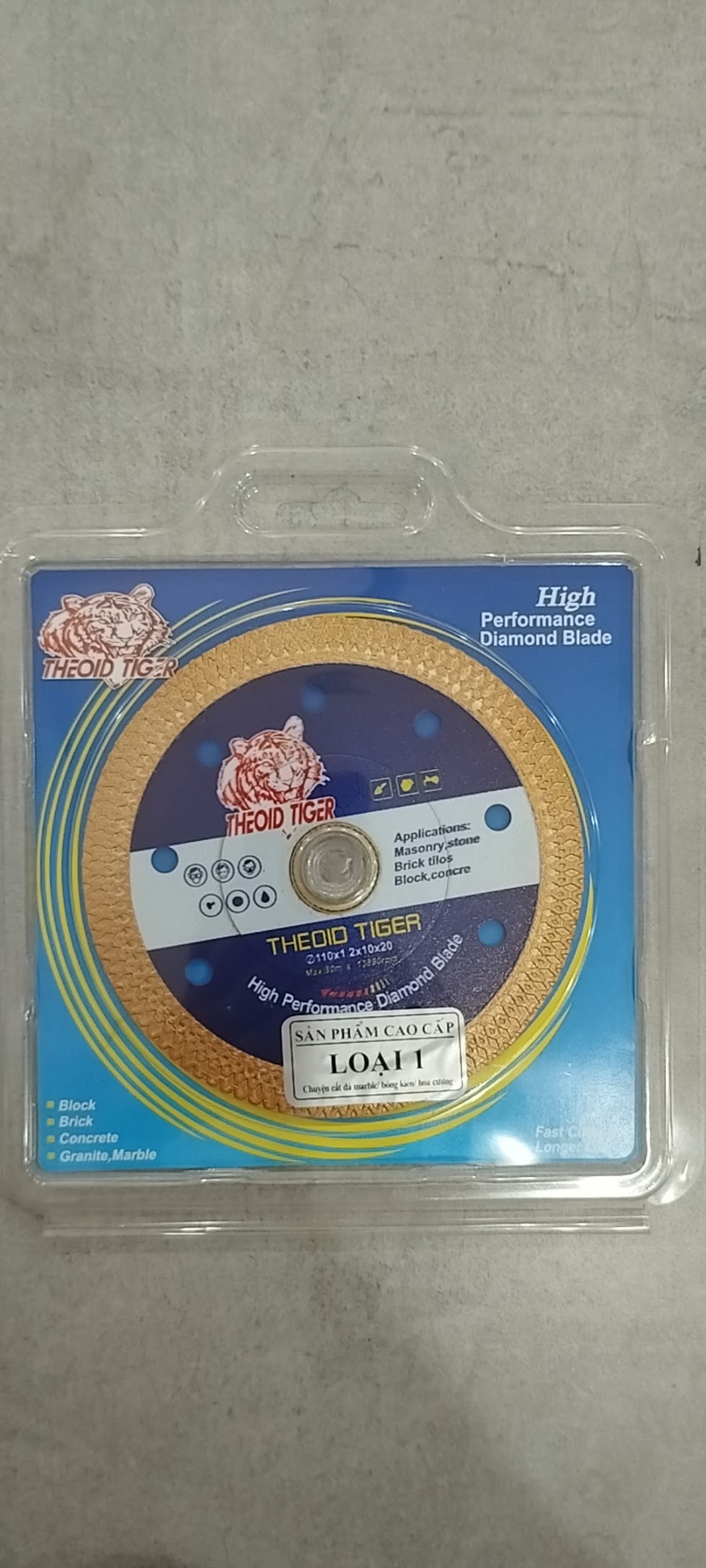 Lưỡi Đa Năng Chống RungTiger 110 Xịn Răng Xéo